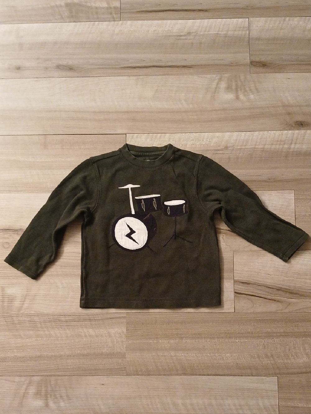 Gymboree Long-Sleeve Drum Graphic Tee Size 3 (K)